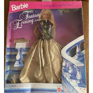 Vintage Barbie, Mattel 13023 Fantasy Evening Fashions Dress.  NRFB outfit